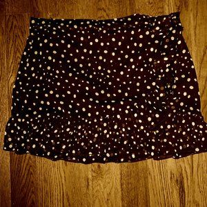 Urban Outfitters Polka Dot Ruffled Skirt, size XL